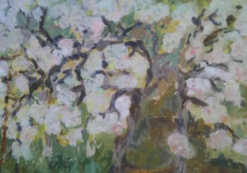 Image of - Premier Poirier en Fleur (First Pear tree in Bloom)