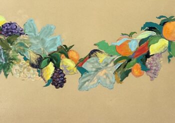 Image of - Cornucopia Series 4 Fall: grapes, figs, lemons, oranges