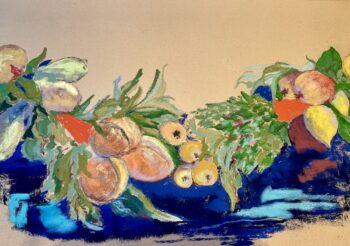 Image of - Cornucopia Series 2 Winter: lemons, pomegranate, quince, peaches, apple